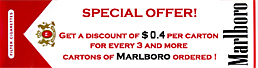 SPECIAL OFFER! Get now discount on Marlboro cigarettes